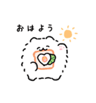 ハートがいっぱいポメトーン（個別スタンプ：1）