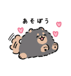 ハートがいっぱいポメトーン（個別スタンプ：13）