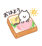 毎日しろたま【グルメ編】修正版（個別スタンプ：1）