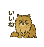 不機嫌なライオンねこ（個別スタンプ：2）