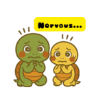 癒しのカメきょうだい ぽもたん＆ぽこたん1（個別スタンプ：28）