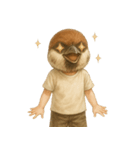 タイトル：スズメの子（個別スタンプ：4）