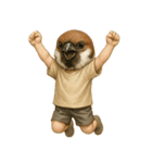 タイトル：スズメの子（個別スタンプ：16）