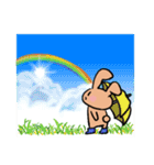 ふだんづかいに波乗りうさぎ5(初夏,梅雨)（個別スタンプ：25）