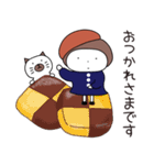 ハナちゃんとぶー 敬語（個別スタンプ：4）