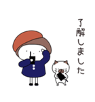 ハナちゃんとぶー 敬語（個別スタンプ：10）