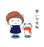 ハナちゃんとぶー 敬語（個別スタンプ：35）