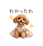 トイプードルお嬢様の優雅なおしゃべり（個別スタンプ：17）