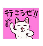 白猫です.（個別スタンプ：16）