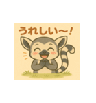 ワオキツネザルのわぉちゃん（個別スタンプ：10）