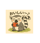 ワオキツネザルのわぉちゃん（個別スタンプ：12）