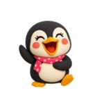 ちびペンギン☆日常使える【3D×デカ文字】（個別スタンプ：39）