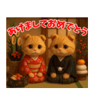 スコティッシュフォールド（茶系） vol.1（個別スタンプ：3）