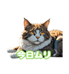 関西弁で短く思いを伝えるねこ（個別スタンプ：7）