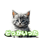 関西弁で短く思いを伝えるねこ（個別スタンプ：19）