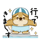 新・柴犬さん 2025 「夏です」（個別スタンプ：3）