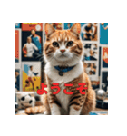 ゆるっと猫のオシゴトスタンプ（個別スタンプ：5）