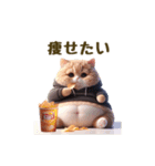 毎日使える★黒いパーカーのまんまる猫（個別スタンプ：10）