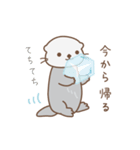 ずっと使える！家族連絡用ラッコ（個別スタンプ：3）