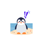 可愛いペンギンのスタンプ。敬語メイン（個別スタンプ：24）
