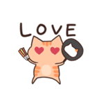 猫のトラくんとミケちゃん3【毎日使える】（個別スタンプ：34）