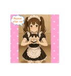 ツンデレメイド 時々ドジッ娘、たまに英語（個別スタンプ：3）