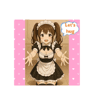 ツンデレメイド 時々ドジッ娘、たまに英語（個別スタンプ：8）