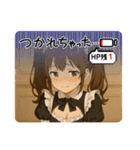 ツンデレメイド 時々ドジッ娘、たまに英語（個別スタンプ：13）