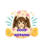 ツンデレメイド 時々ドジッ娘、たまに英語（個別スタンプ：22）