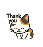 ゆるゆるカワねこスタンプ（個別スタンプ：2）