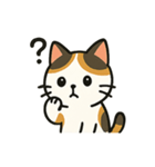 ゆるゆるカワねこスタンプ（個別スタンプ：5）
