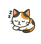 ゆるゆるカワねこスタンプ（個別スタンプ：6）