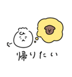 もちもちした生物のスタンプ（個別スタンプ：38）