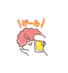 モコモコ頭のmocomoco。（個別スタンプ：10）