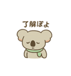 ぽよぽよコアラ〜毎日使える癒しスタンプ（個別スタンプ：13）