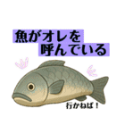 ⭐︎それでも猫は釣りに行く⭐︎（個別スタンプ：3）