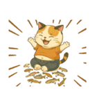 ⭐︎それでも猫は釣りに行く⭐︎（個別スタンプ：4）