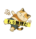 ⭐︎それでも猫は釣りに行く⭐︎（個別スタンプ：15）
