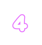 3-3ひらがな(白紫色)アレンジ用パステル（個別スタンプ：17）