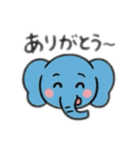大きな像日本語バージョン（個別スタンプ：7）