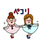 にぎやかなオンナ達♡⑤（個別スタンプ：3）