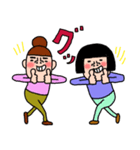 にぎやかなオンナ達♡⑤（個別スタンプ：4）