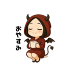 悪魔ちゃんの日常感情スタンプ（個別スタンプ：13）