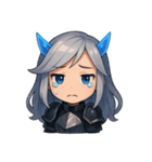 表情ゆたかな戦士ちゃん（個別スタンプ：4）