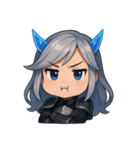 表情ゆたかな戦士ちゃん（個別スタンプ：7）