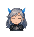 表情ゆたかな戦士ちゃん（個別スタンプ：8）