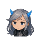 表情ゆたかな戦士ちゃん（個別スタンプ：10）