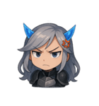 表情ゆたかな戦士ちゃん（個別スタンプ：11）