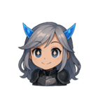 表情ゆたかな戦士ちゃん（個別スタンプ：13）