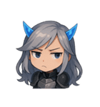 表情ゆたかな戦士ちゃん（個別スタンプ：15）